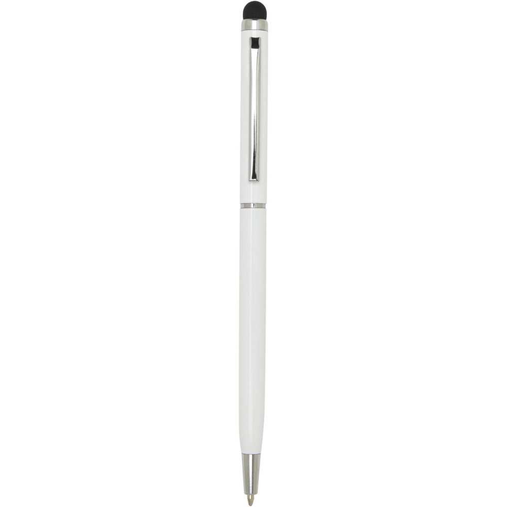 Logo trade promotional merchandise image of: Ore aluminium ballpoint pen with stylus
