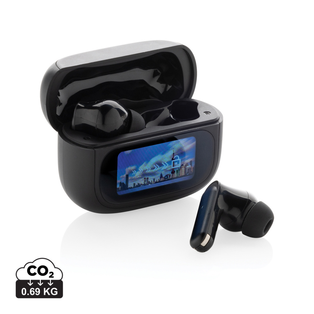 Logotrade promotional giveaway picture of: Airtune RCS recycled plastic ANC earbuds with touch screen
