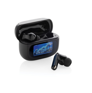 Logotrade promotional giveaways photo of: Airtune RCS recycled plastic ANC earbuds with touch screen