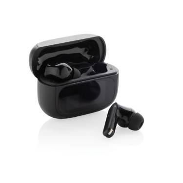 Logotrade promotional item picture of: Airtune RCS recycled plastic ANC earbuds with touch screen