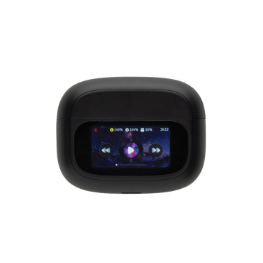 Logotrade corporate gift image of: Airtune RCS recycled plastic ANC earbuds with touch screen