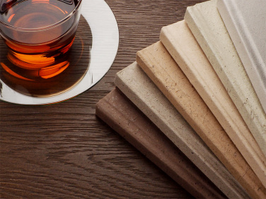 Logo trade promotional giveaway photo of: Recycled Tea Notebook 209734000