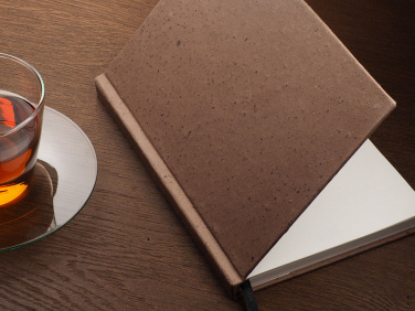 Logotrade promotional giveaways photo of: Recycled Coffee Notebook 209733900