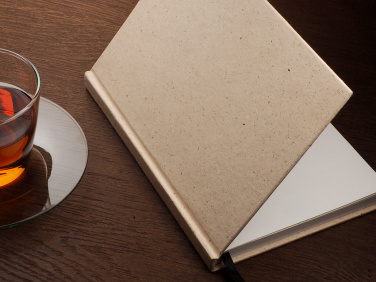 Logo trade promotional merchandise image of: Recycled Banana Notebook 209734200