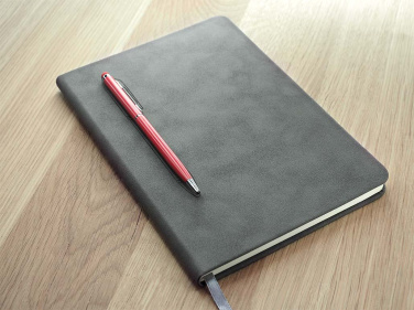 Logo trade advertising products picture of: Magnetic notebook with a pen 124715100