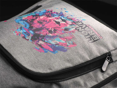 Logo trade promotional products image of: Drawstring backpack 123210500