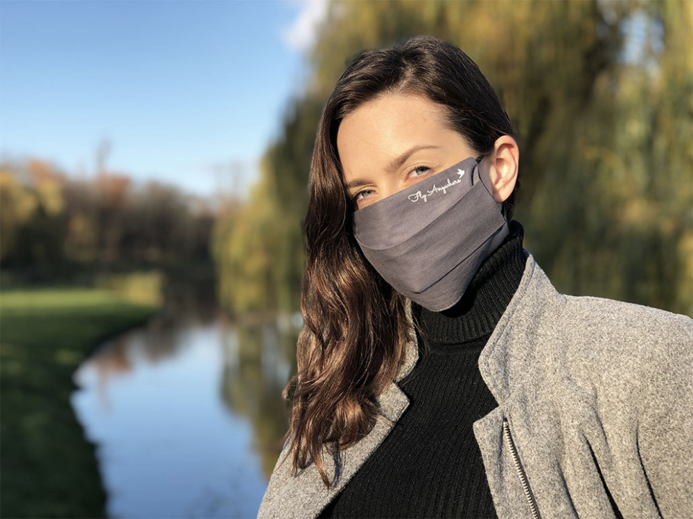 Logo trade promotional giveaway photo of: MERCURE cotton face mask 139016500