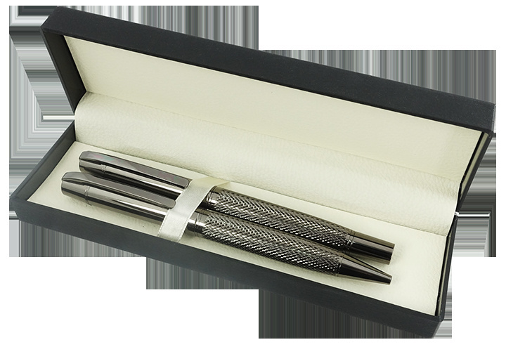 Logo trade corporate gifts image of: AVALON pen set 60503600
