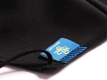 Logo trade corporate gift photo of: BLACK-BLACK cotton face mask 140116500