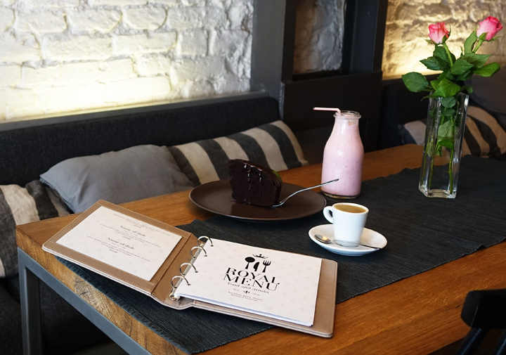 Logo trade promotional giveaways image of: Menu cover 1074119