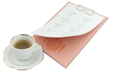 Logo trade promotional giveaways picture of: Clipboard menu 1028094