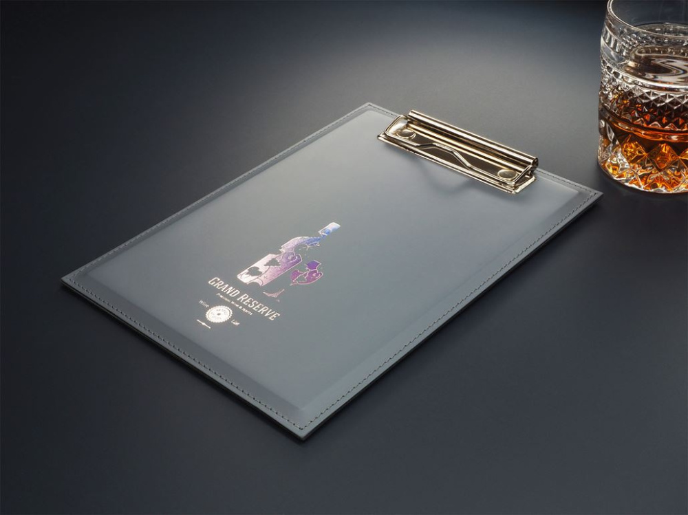 Logo trade business gift photo of: Clipboard menu 1027094