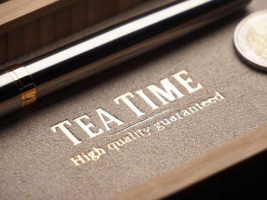 Logotrade promotional item image of: Wooden desk organiser 1850292