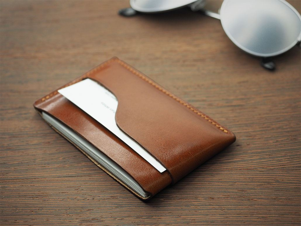 Logo trade promotional giveaways picture of: Business card holder 869067