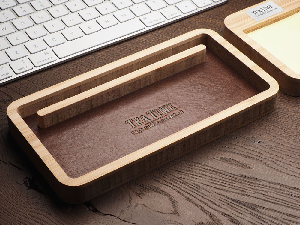Logotrade promotional giveaway picture of: Wooden desk organiser 1852292
