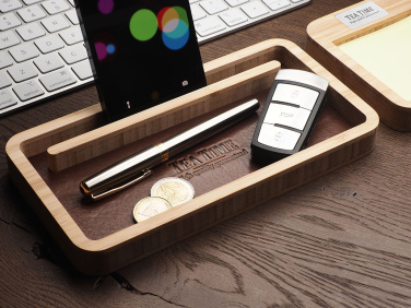 Logotrade promotional merchandise image of: Wooden desk organiser 1852292
