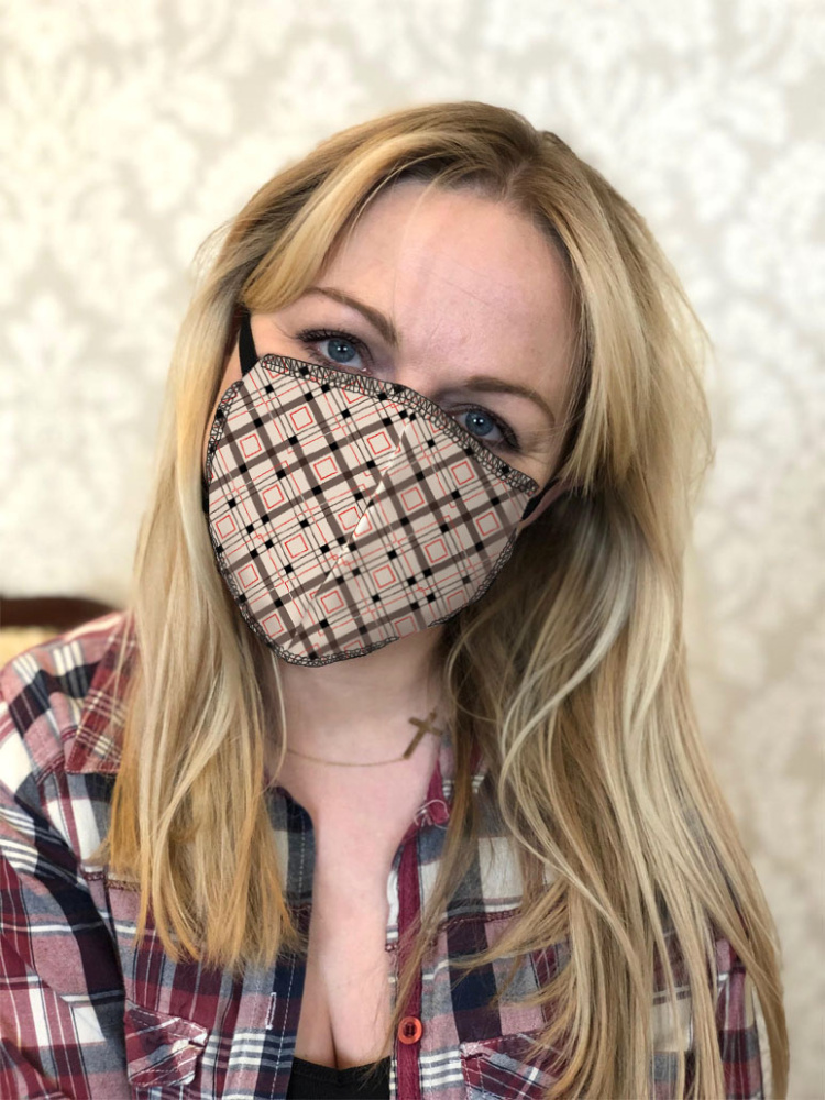 Logotrade promotional merchandise photo of: ZEFIR cotton face mask 1400165