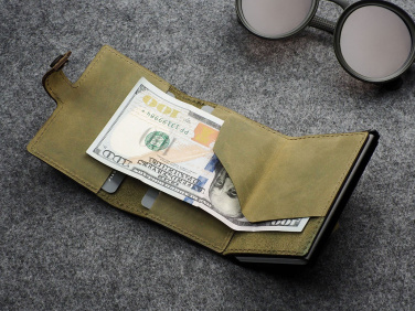 Logo trade corporate gift photo of: RFID wallet - Hunter Leather 2109284