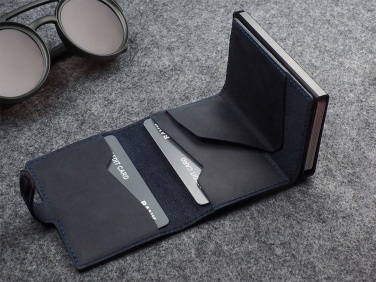 Logo trade promotional merchandise photo of: RFID wallet - Hunter Leather 2109284