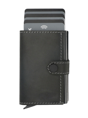 Logotrade promotional product image of: RFID wallet - Hunter Leather 2109284