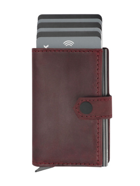 Logo trade advertising products image of: RFID wallet - Hunter Leather 2109284