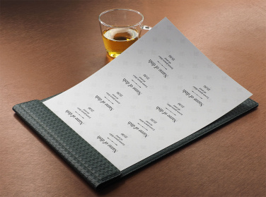 Logo trade advertising products image of: Menu cover 1241239