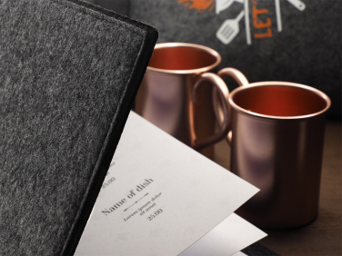 Logo trade promotional gifts picture of: Menu cover Ambiente 1643246