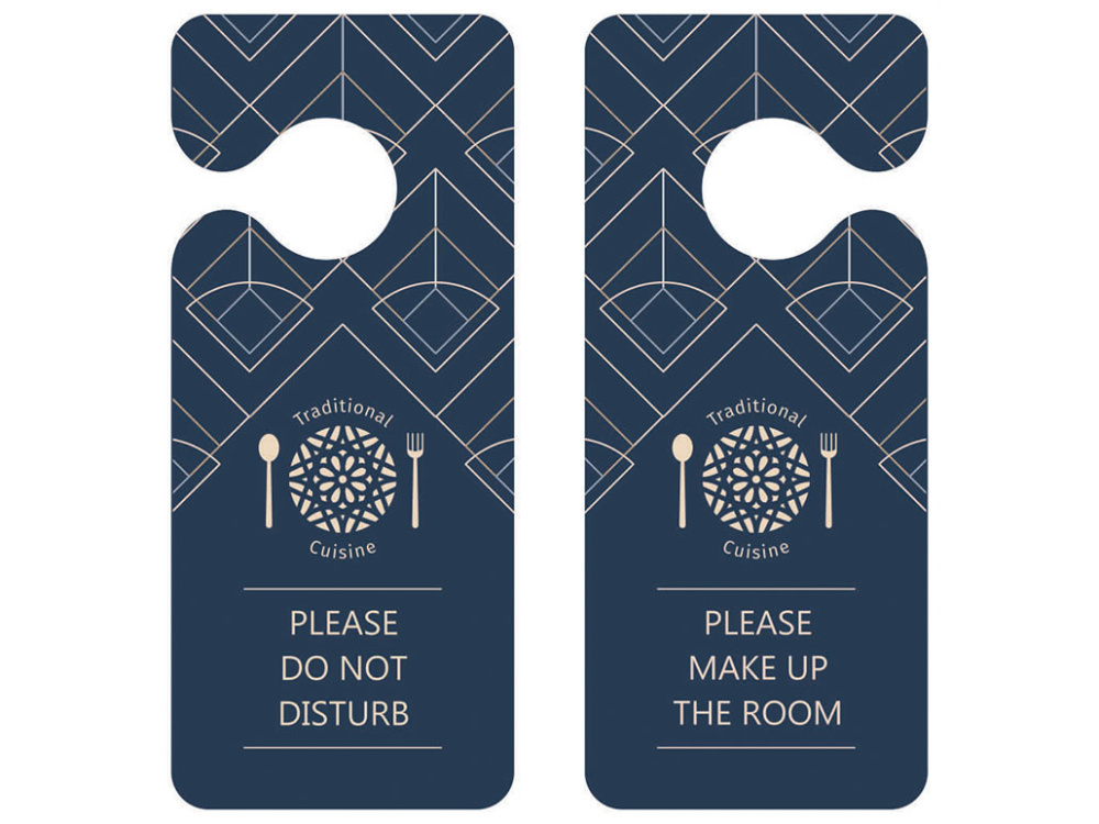 Logo trade promotional products image of: DND door sign 1159117