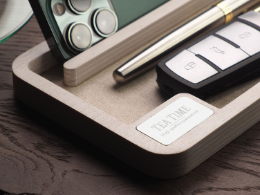 Logotrade promotional item picture of: Wooden desk organiser 1818121