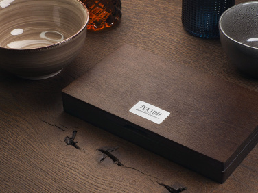 Logo trade promotional gifts picture of: Wooden bill box 1816121