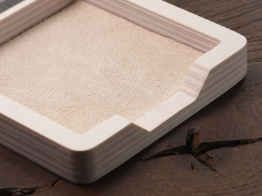 Logo trade corporate gifts picture of: Wooden memo card box 1832121