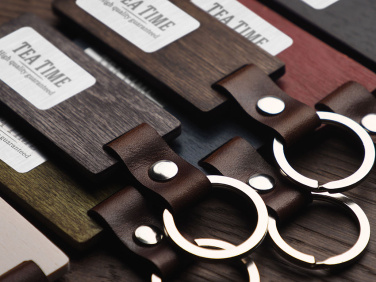 Logotrade corporate gift image of: Wooden keyring 1853121