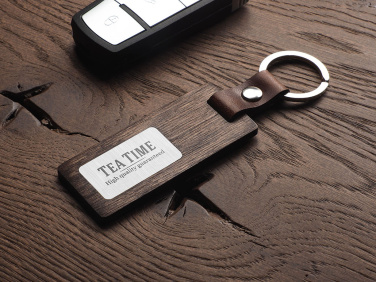 Logotrade advertising product image of: Wooden keyring 1853121