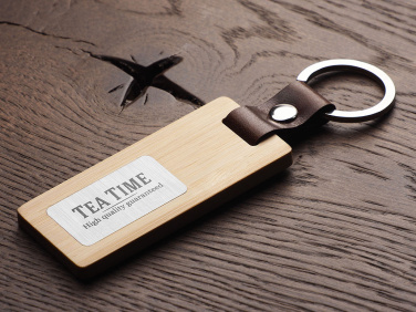 Logotrade promotional gift picture of: Wooden keyring 1853292