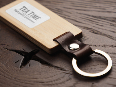 Logotrade advertising product picture of: Wooden keyring 1853292