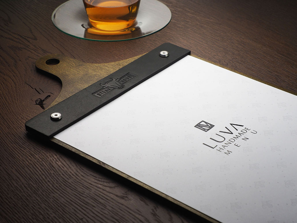 Logotrade promotional giveaway image of: Menu cover 1861121