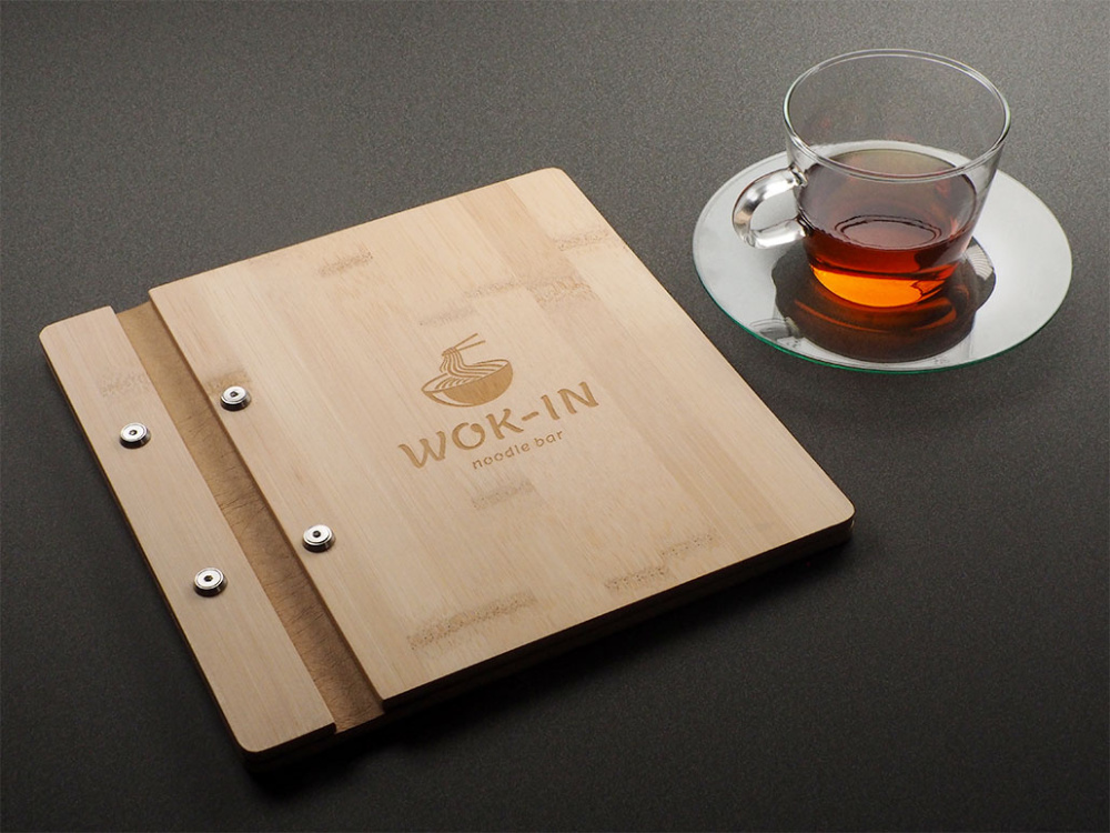 Logo trade promotional giveaway photo of: Menu cover 1905292