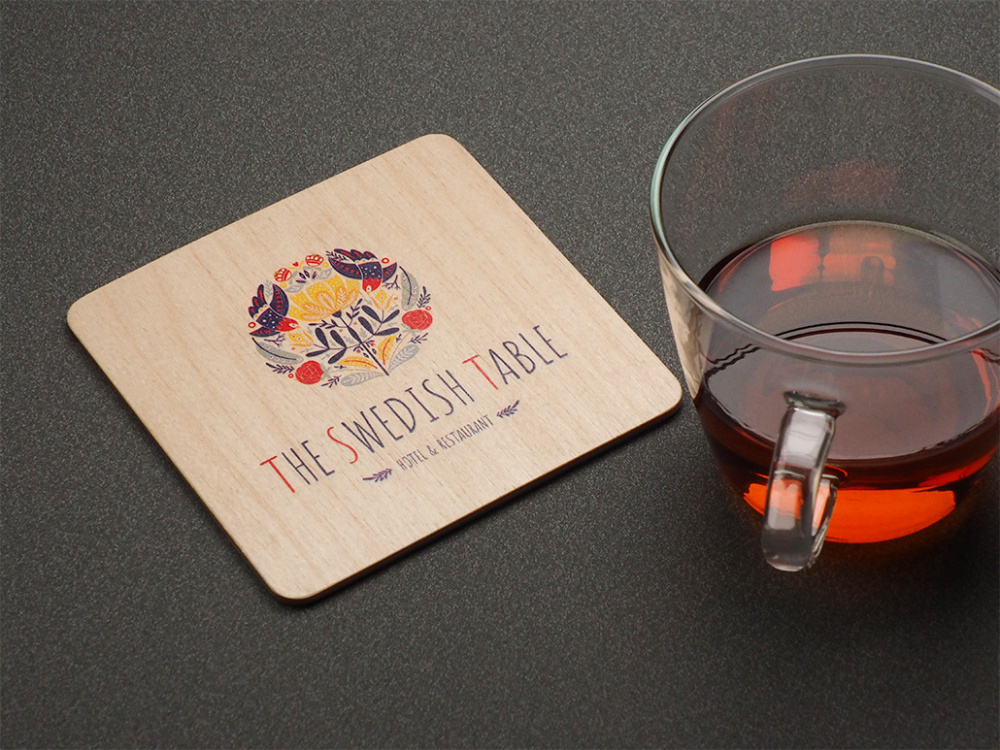 Logo trade advertising products picture of: Coaster 1857121