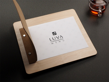 Logo trade advertising products image of: Menu cover 1211121