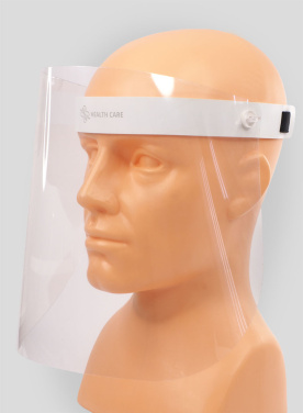 Logo trade promotional merchandise photo of: TEMIDA tilting face shield 1424162