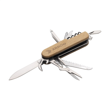 Logotrade promotional giveaway image of: Beechwood Pocket knife