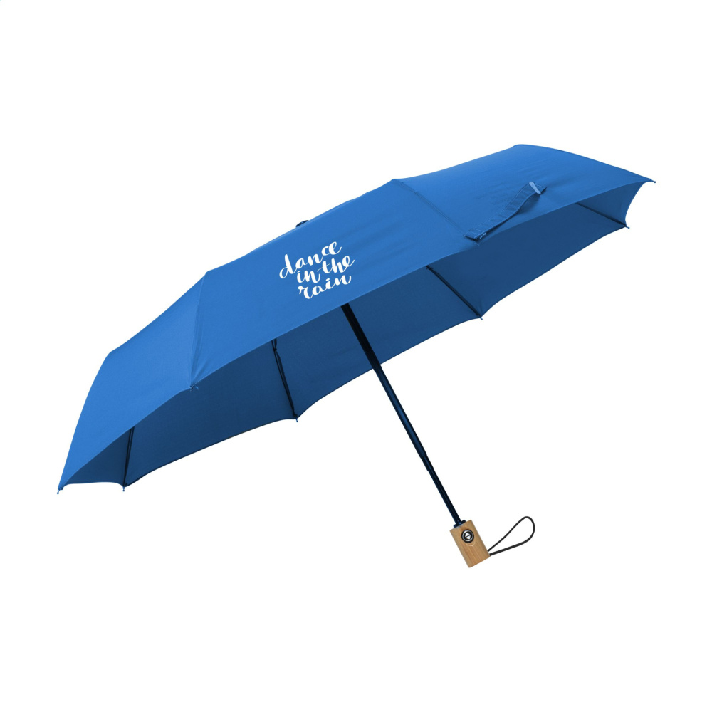 Logotrade promotional item image of: Michigan foldable RCS RPET umbrella 21 inch