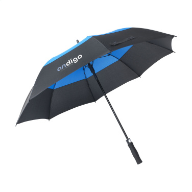 Logo trade promotional gifts image of: Morrison RPET umbrella 27 inch