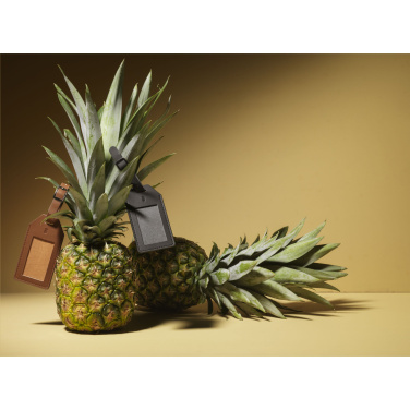 Logotrade advertising product picture of: Vegan Pineapple Leather Luggage Tag