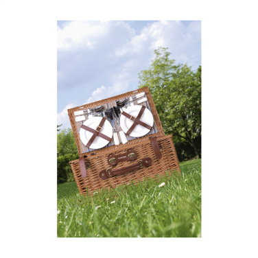 Logotrade promotional gift picture of: QualityTime picnic basket