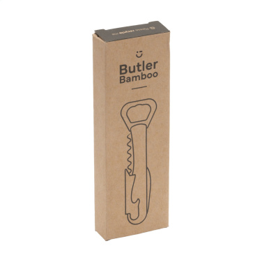 Logo trade promotional giveaways image of: Butler Bamboo waiter’s friend