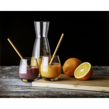 Logo trade promotional giveaway photo of: ECO Bamboe Straw Set bamboo straws