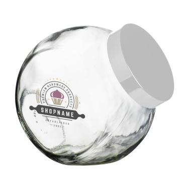 Logo trade promotional giveaways picture of: CandyStore 2 L candy jar