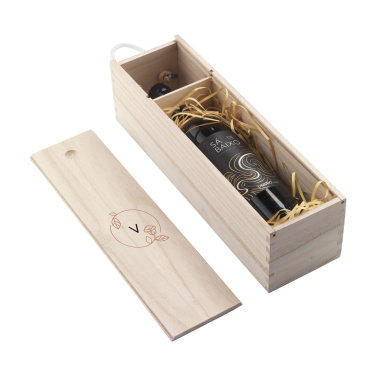 Logo trade promotional item photo of: WineWood wine box