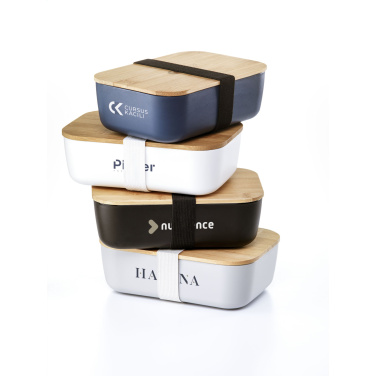 Logo trade promotional product photo of: Midori Bamboo Lunchbox